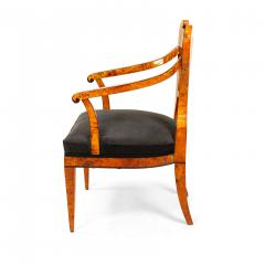 Austrian Biedermeier Birch Arm Chair - 1402971