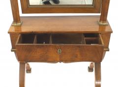 Austrian Biedermeier Cheval Mirror on Stand with Drawer - 744241