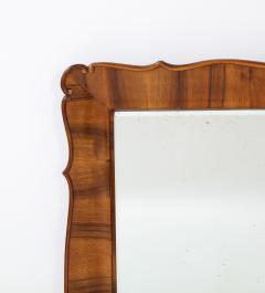 Austrian Biedermeier Walnut Hand Carved Mirror circa 1840 - 2919571