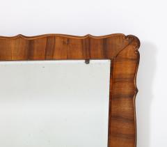 Austrian Biedermeier Walnut Hand Carved Mirror circa 1840 - 2919573