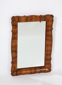 Austrian Biedermeier Walnut Hand Carved Mirror circa 1840 - 2919575