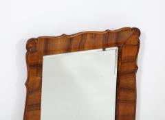 Austrian Biedermeier Walnut Hand Carved Mirror circa 1840 - 2919576