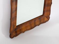 Austrian Biedermeier Walnut Hand Carved Mirror circa 1840 - 2919577