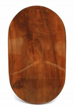 Austrian Biedermeier Walnut Oval Center Table - 1424378