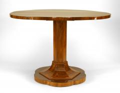 Austrian Biedermeier Walnut Tilt Top Center Table - 1424383