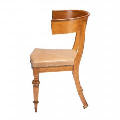 Austrian Biedermeier klismos chair 1830  - 3012598