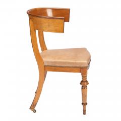 Austrian Biedermeier klismos chair 1830  - 3012604