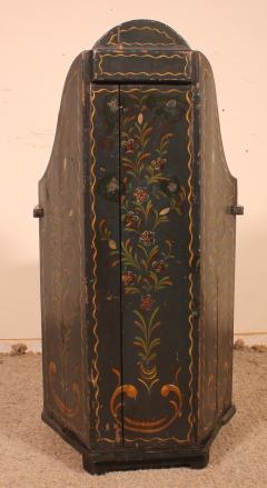 Austrian Childrens Chair In Polychrome Wood Circa 1800 - 3007021