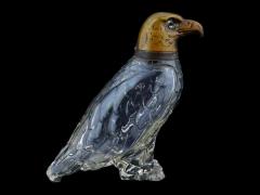 Austrian Eagle Cut Crystal Glass Figural Decanter - 4096554