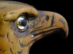Austrian Eagle Cut Crystal Glass Figural Decanter - 4096561