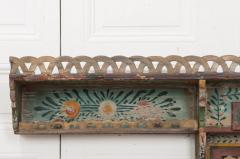 Austrian Early 19th Century Hand Painted Pine Rifle Rack - 1306017