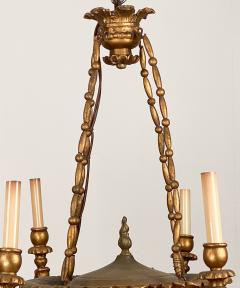 Austrian Gilt Wood Chandelier circa 1930 - 3698855