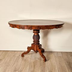 Austrian Mahogany Biedermeier Oval Center Table circa 1840 - 3262000