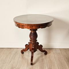 Austrian Mahogany Biedermeier Oval Center Table circa 1840 - 3262002