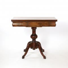 Austrian Mahogany Game Table with a Concealed Backgammon Board Circa 1860  - 2297191