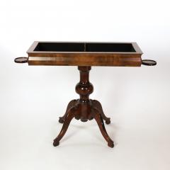 Austrian Mahogany Game Table with a Concealed Backgammon Board Circa 1860  - 2297201