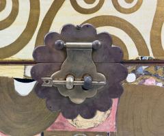 Austrian Modern Storage Box Gustav Klimt Style Wallpaper 20th c  - 4704567