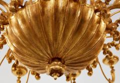 Austrian Neoclassical Giltwood Chandelier - 2869567