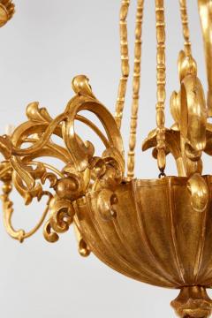 Austrian Neoclassical Giltwood Chandelier - 2869570