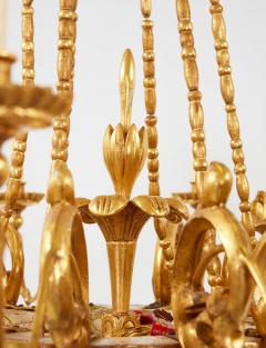 Austrian Neoclassical Giltwood Chandelier - 2869573