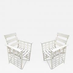 Austrian S cession Pair of Garden Arm Chairs in Genuine Vintage Condition - 605997