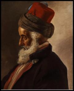 Austrian School 19th Century An Orientalist Portrait of a Turkish Sultan - 3880588