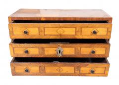 Austrian Tulipwood Miniature Chest Of Drawers - 4359231