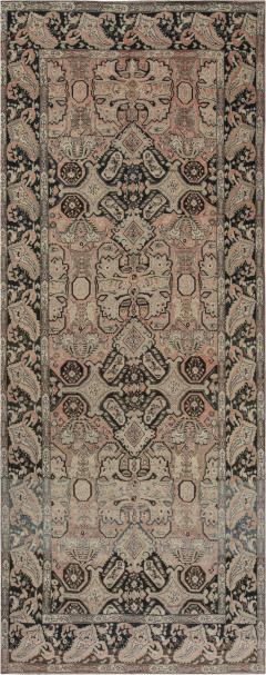 Authentic 1900s Karabagh Bold Design Handmade Wool Rug - 2450159