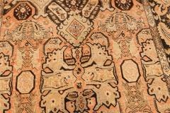 Authentic 1900s Karabagh Bold Design Handmade Wool Rug - 2450166