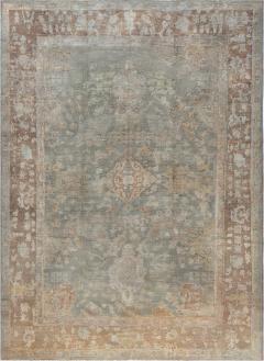 Authentic 1900s Turkish Oushak Handmade Wool Rug - 2450387