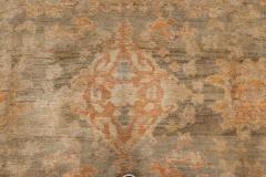 Authentic 1900s Turkish Oushak Handmade Wool Rug - 2450391