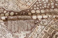 Authentic 19th Century Beige Persian Tabriz Rug - 2465019