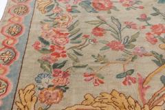 Authentic 19th Century French Savonnerie Botanic Fragment Rug - 2457334
