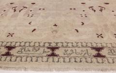 Authentic 19th Century Indian Agra Handmade Wool Carpet - 2461402