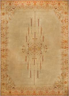 Authentic 19th Century Indian Amritsar Handmade Wool Rug - 2461412