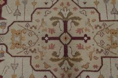 Authentic 19th Century Indian Amritsar Handmade Wool Rug - 2461414
