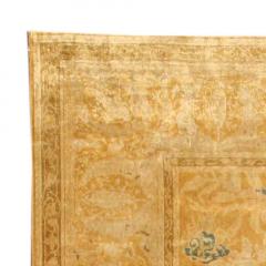 Authentic 19th Century Indian Beige Wool Rug - 2461463