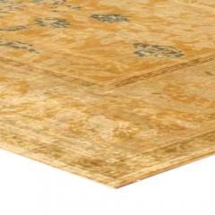 Authentic 19th Century Indian Beige Wool Rug - 2461464