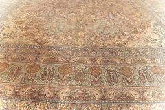 Authentic 19th Century Oversized Persian Kirman Handmade Wool Rug - 2461958
