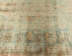 Authentic 19th Century Persian Kashan Handmade Wool Rug - 2461882