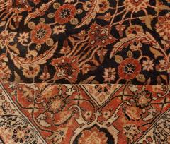 Authentic 19th Century Persian Kirman Botanic Handmade Wool Rug - 2461527
