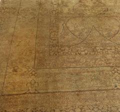 Authentic 19th Century Persian Kirman Botanic Handmade Wool Rug - 2461894