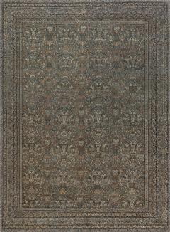 Authentic 19th Century Persian Kirman Handmade Wool Rug - 2462108
