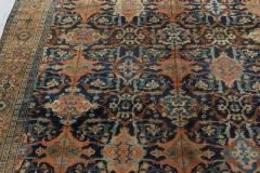 Authentic 19th Century Persian Malayer Handmade Wool Rug - 2462074