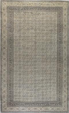 Authentic 19th Century Persian Meshad Handmade Wool Carpet - 2464971