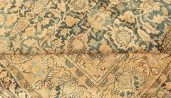 Authentic 19th Century Persian Meshad Handmade Wool Rug - 2461521
