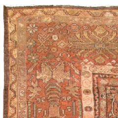 Authentic 19th Century Persian Sultanabad Brown Handmade Wool Rug - 2465349