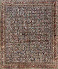 Authentic 19th Century Persian Sultanabad Handmade Wool Carpet - 2461978