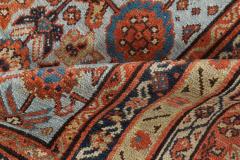 Authentic 19th Century Persian Sultanabad Handmade Wool Carpet - 2461982