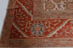 Authentic 19th Century Persian Sultanabad Red Handmade Wool Rug - 2465226